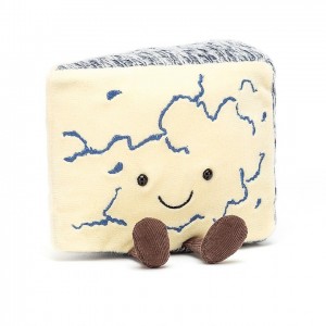 Jellycat Amuseable Blue Cheese 12 CM X 14 CM, Jellycat USA | SR0897143