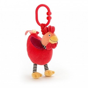 Jellycat Charlie Chicken Jitter 17 CM, Jellycat USA | JG5916872