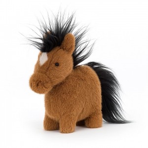 Jellycat Clippy Clop Bay Pony 15 CM X 7 CM, Jellycat USA | HB2714350