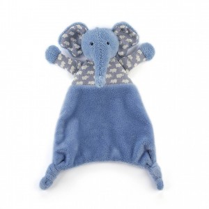 Jellycat Indigo Elly Soother 23 CM, Jellycat USA | PQ8634017