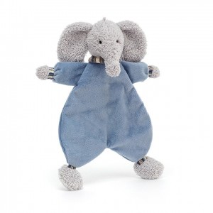 Jellycat Lingley Elephant Soother 28 CM X 18 CM, Jellycat USA | NT7206419