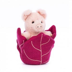 Jellycat Poppin Pig 12 CM X 7 CM, Jellycat USA | ZQ7253694