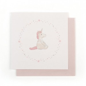 Jellycat Square Unicorn Card 15 CM X 0 CM, Jellycat USA | CW5643721