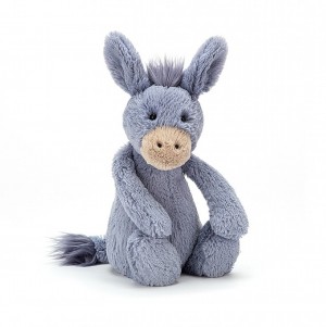 MEDIUM Jellycat Bashful Donkey 31 CM X 12 CM, Jellycat USA | QK2549178